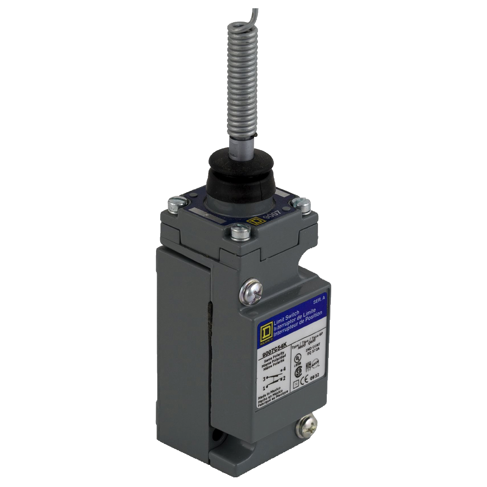 Product image for LIMIT SWITCH, 9007, 600 V 10AMP C +OPTIONS