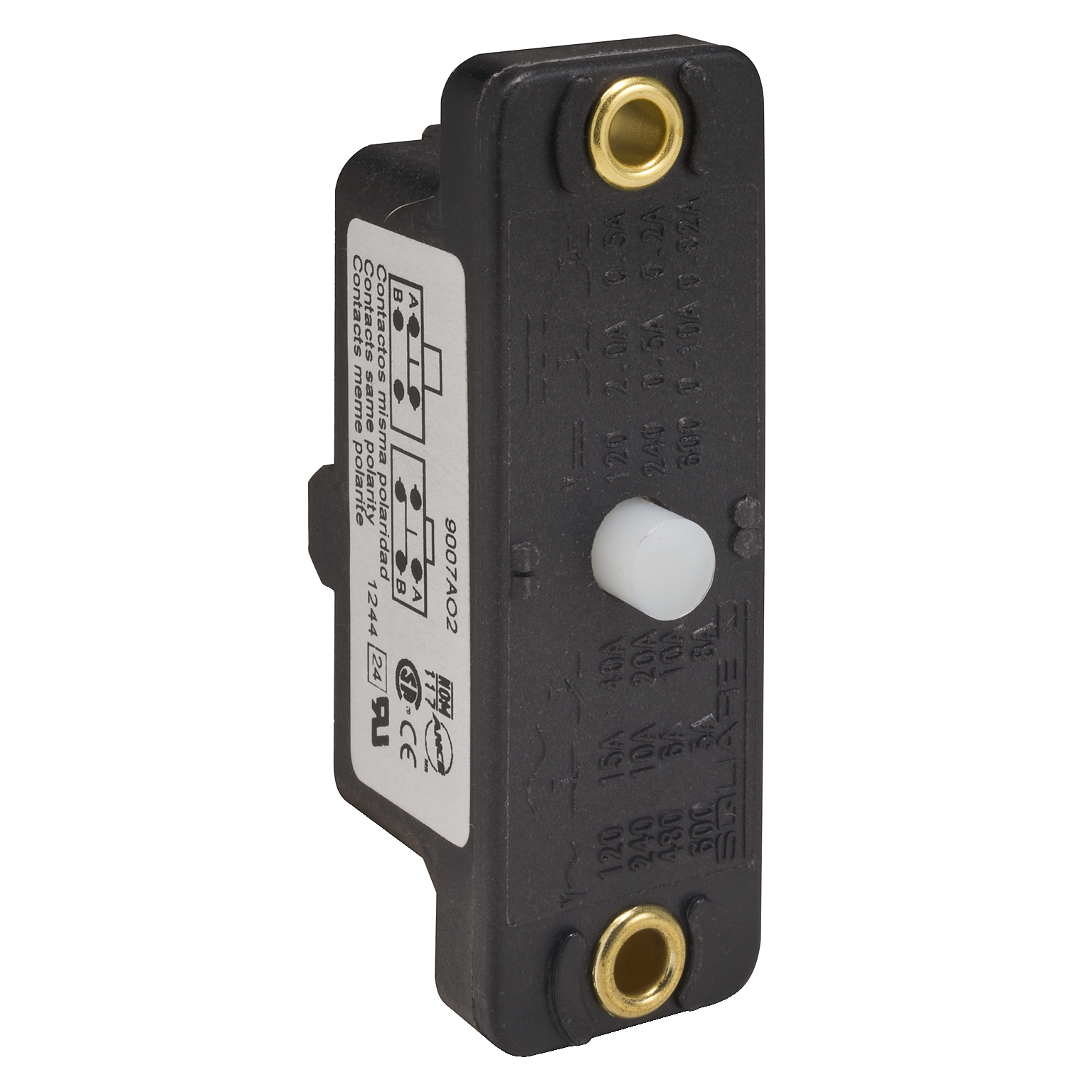 Product image for SNAP BASIC LIMIT SWITCH, 9007, 600 VAC 15AMP AO +OPTIONS