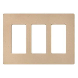 Product image for Wallplate 3-gang desert stone