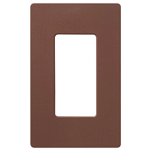 Product image for Wallplate 1-gang sienna