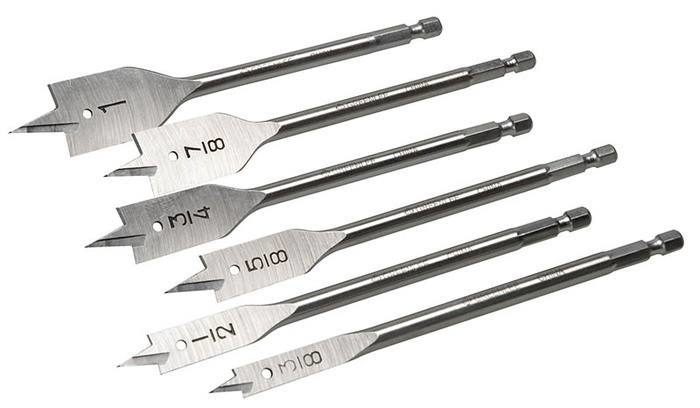 Product image for Bit spade kit 6 piece