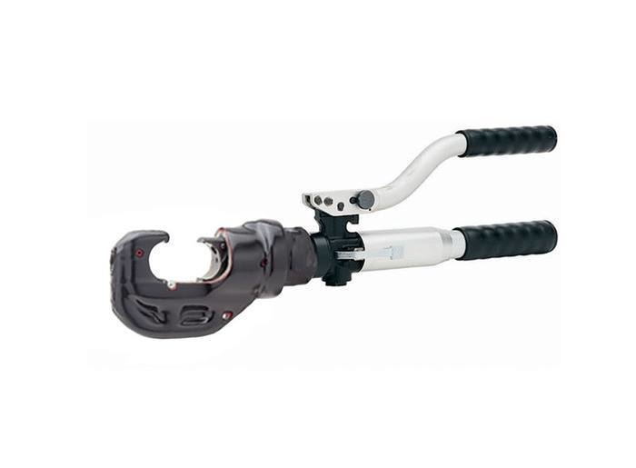 Product image for 12-Ton Hydraulic Crimping Tool, 1.65" (42 mm) Opening, PVC Covered