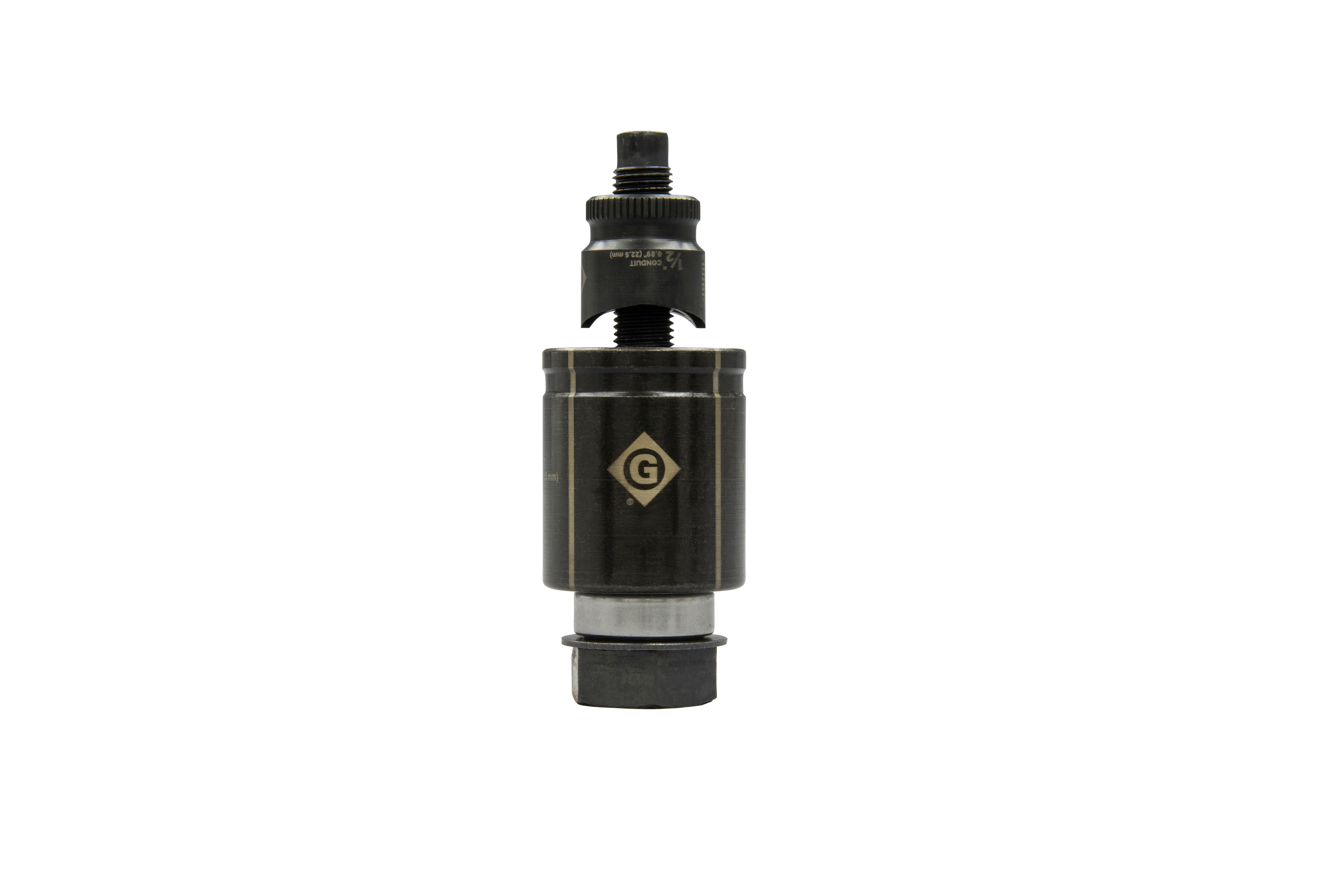 Product image for 1/2" Conduit Size Standard Round Manual Knockout Set
