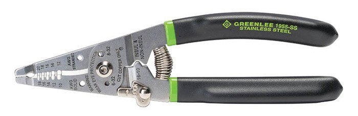 IDEAL Wire Stripper/Cutter/Crimper, 8-16 Awg Solid, 10-18 Awg Stranded in  the Wire Strippers, Crimpers & Cutters department at