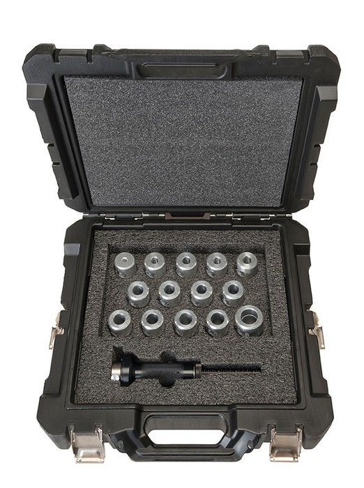 Product image for Kit bushing aluminium & steel knurled-handle 6.5"