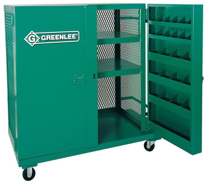 Product image for Cabinet mesh 48 compartment with castor