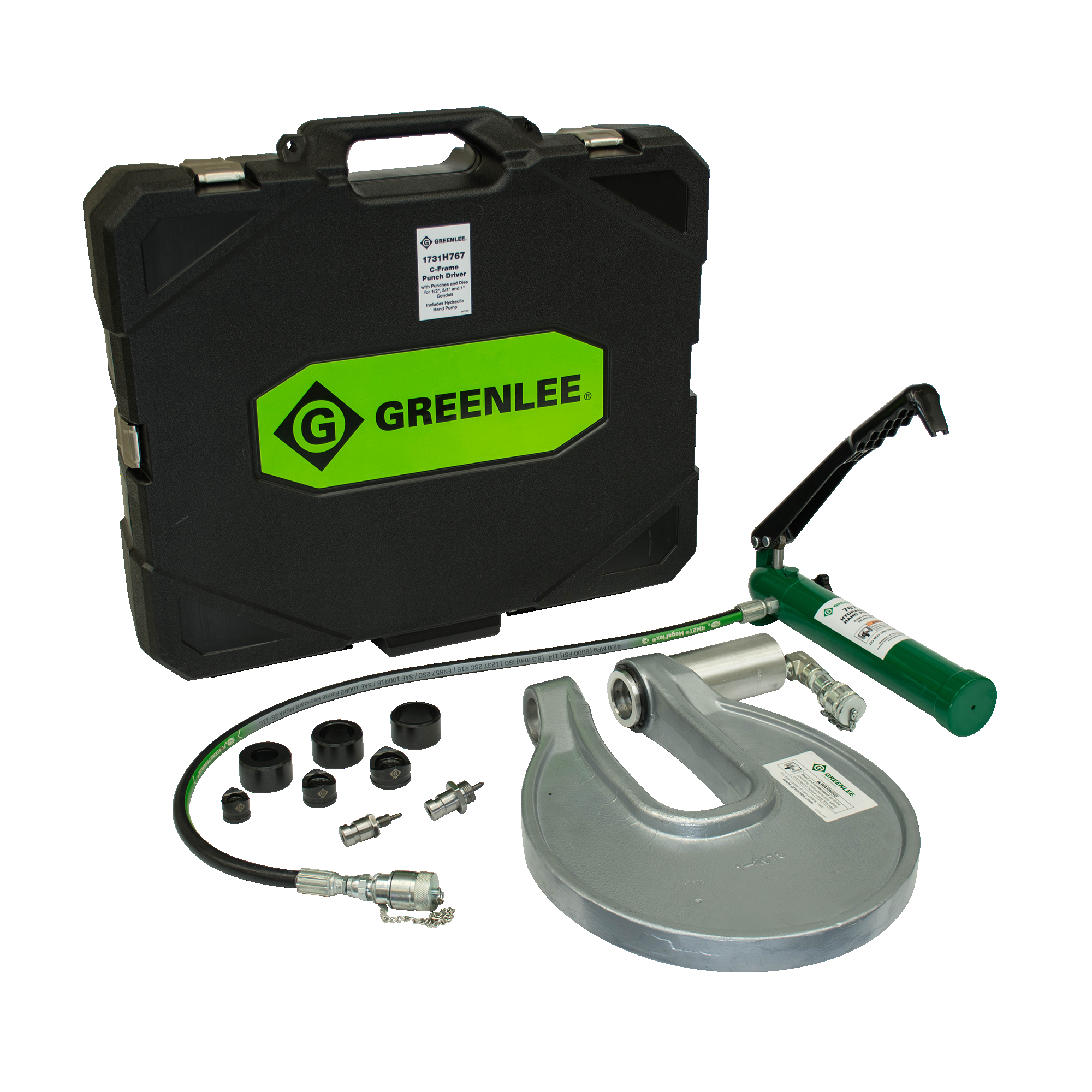 Product image for Hydraulic C-Frame Kit with Hand Pump