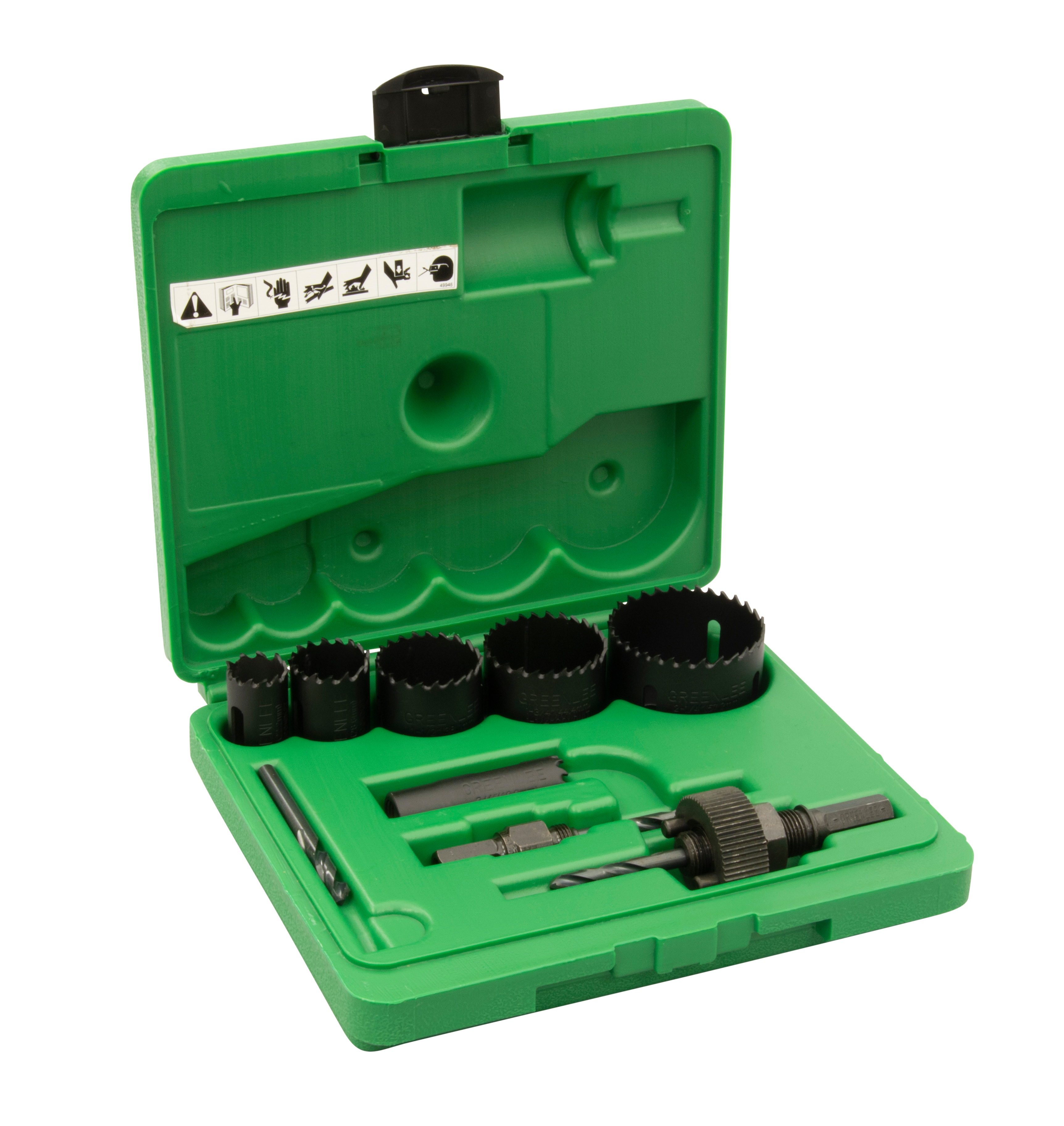 Product image for Kit holesaw bi-metal 3/4 to 2-1/4" conduit