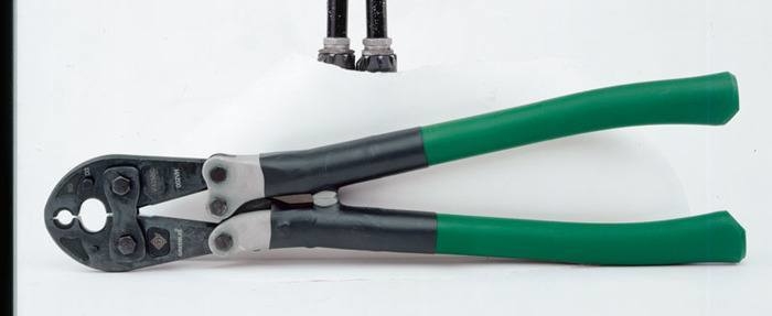 Product image for Crimper mechanical manual 9000lb 25-3/8"