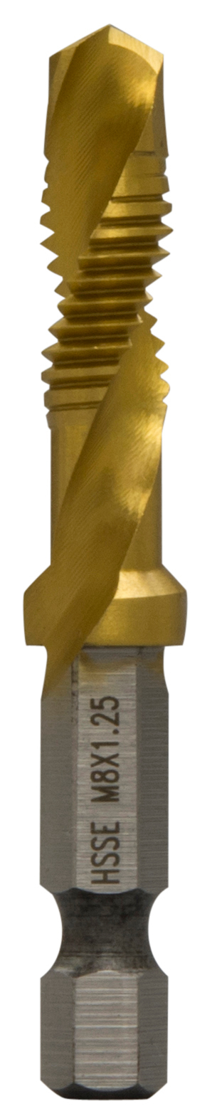 Product image for M8 x 1.25 Drill/Tap Bit for Stainless Steel