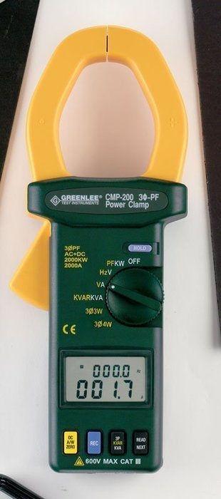 Product image for CLAMP METER-TRMS 2000A PWR FT CALIB
