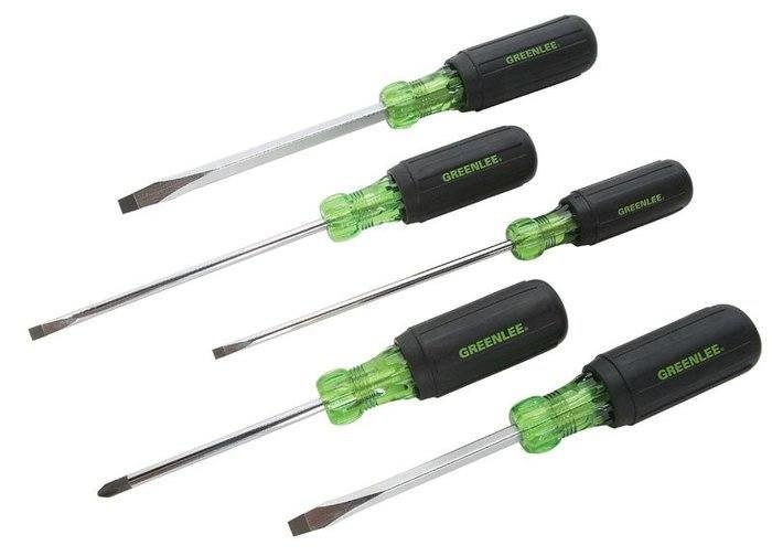 Product image for Set screwdriver soft cushion grip heavy-duty 5piece