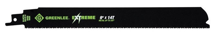 Product image for Blade EXTREME reciprocating saw straight bi-metal 9"-14TPI