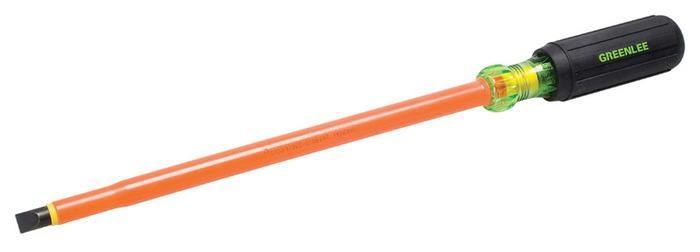 Product image for Screwdriver insulated cabinet-tip heavy-duty 1000V 3/8x10"