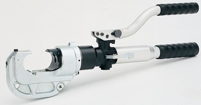 Product image for 12-Ton Hydraulic Crimping Tool, 1.65" (42 mm) Opening