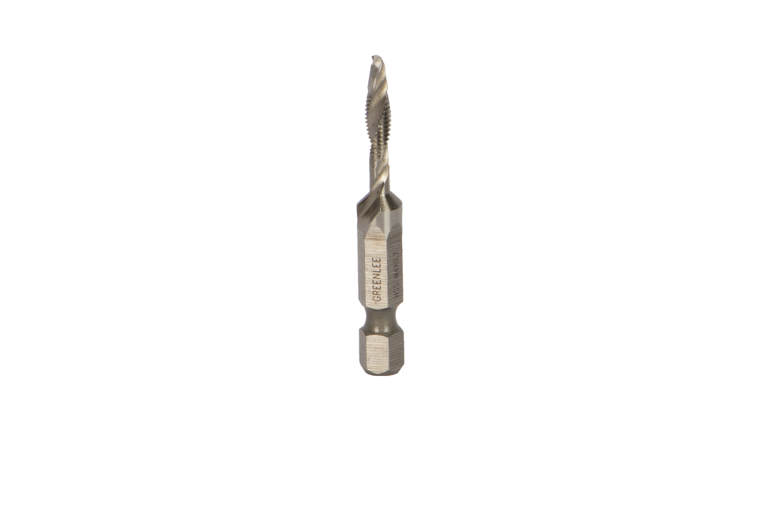 Product image for Drill/Tap HSS split point M4x0.7mm
