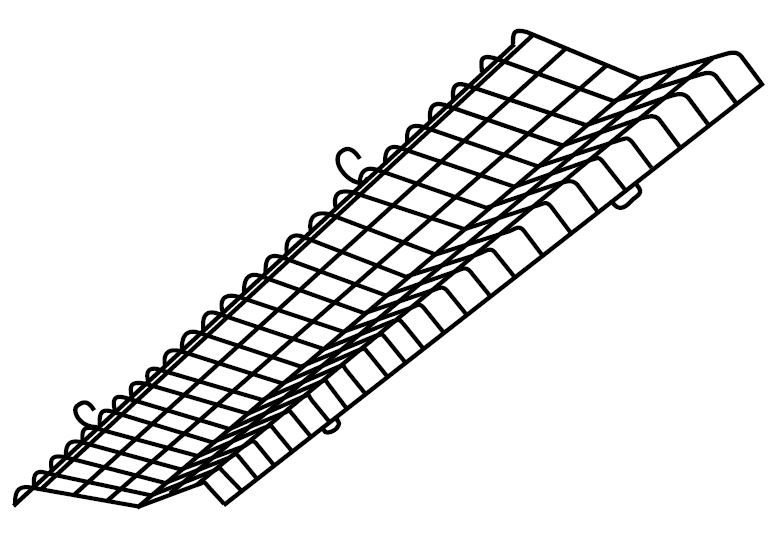 Product image for Wire guard metal industrial 48in