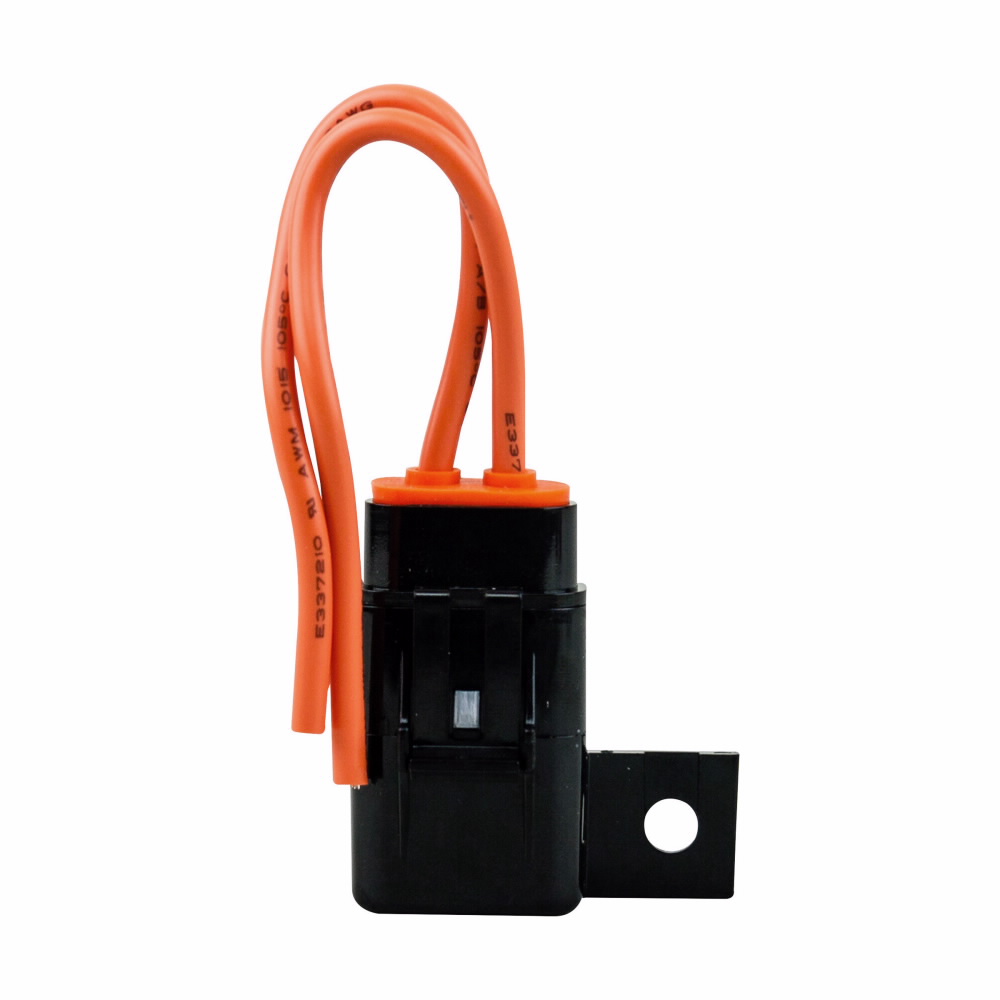 Product image for BUSSMANN HHR FUSEHOLDER WATER RESISTANT ORANGE COVER AND MOUNTING HOLE