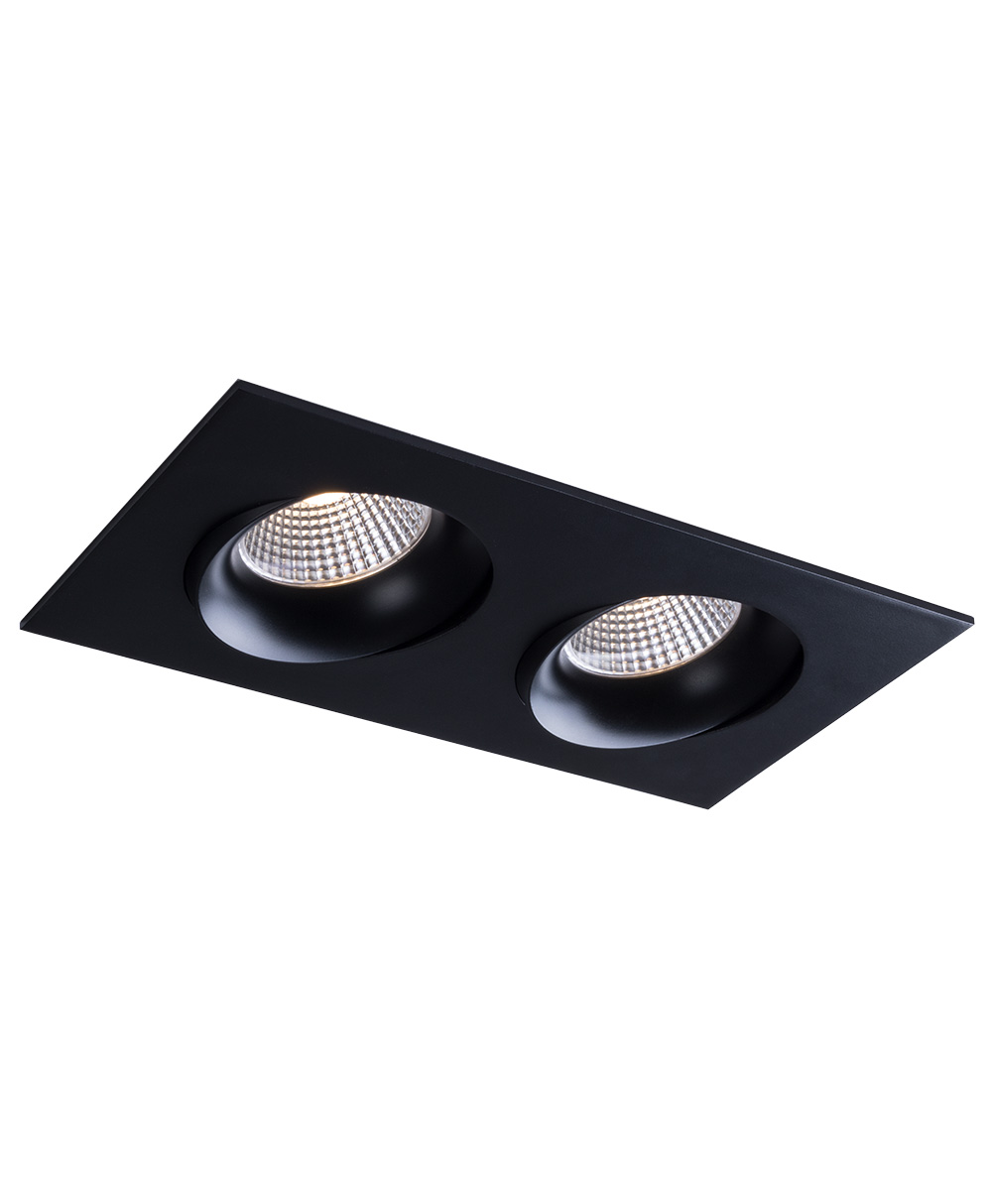 Product image for Luna RA35M-2L-9G-90BK - 3.5" Round 2 Gimbals 27K-50K,BK