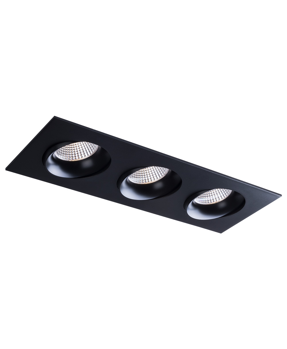Product image for Luna RA35M-3L-9G-90BK - 3.5" Round 3 Gimbals 27K-50K,BK