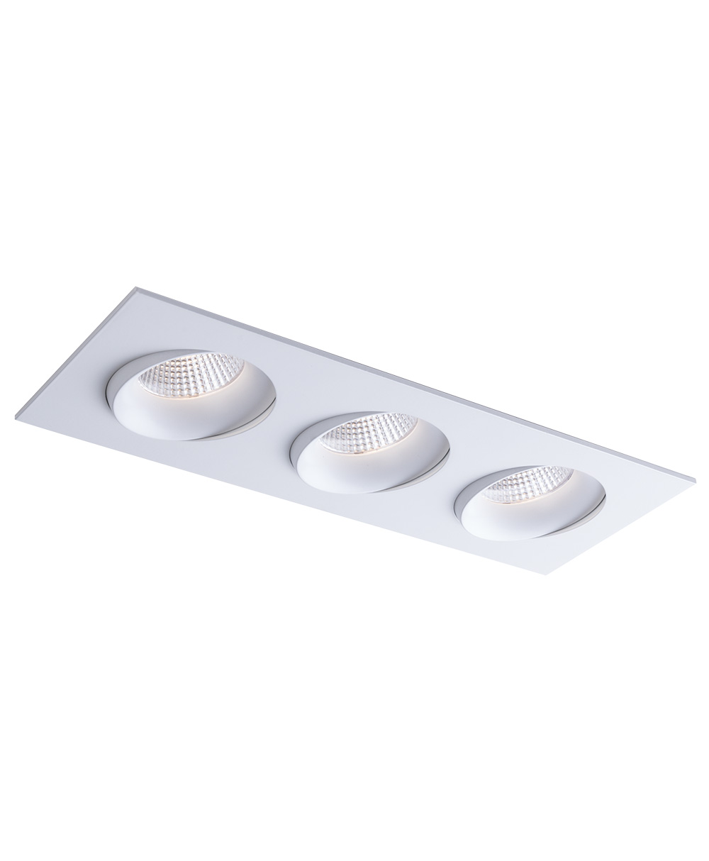 Product image for Luna RA35M-3L-9G-90WH - 3.5" Round 3 Gimbals 27K-50K,WH