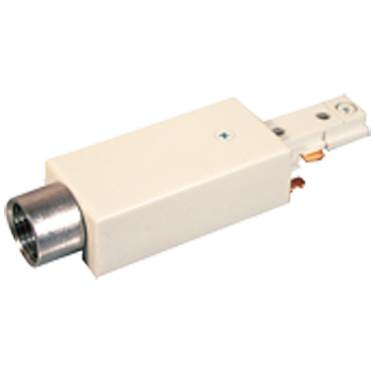 Product image for Connector live end conduit feed black
