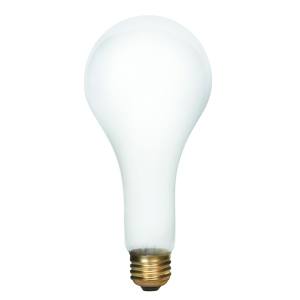 Product image for INCANDESCENT SAFETY MAX ROUGH SERVICE 150W PS25 E26 130V FROST STD