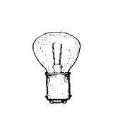 Product image for MINIATURE LAMP ANSI:1062 RP-11 44V 0.47A 20.68W BA15d CLEAR STD