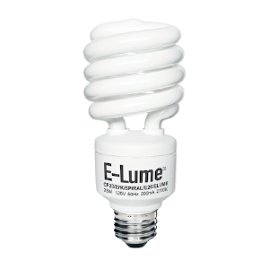 Product image for Lamp fluorescent spiral T3 E26 1600lumens 2700K 120V 23W