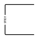 Product image for WRAP LENS S80 OPAL 0.080in ACRYLIC 47-3/4in x 2-3/4in x 2-1/2in SF831 ST D