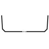 Product image for WRAP LENS K12 PRISMATIC CLEAR 0.110in ACRYLIC 47-11/16in x 8-7/8in x 3-1 /8in SF182 STD