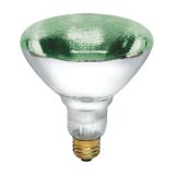 Product image for INCANDESCENT COLORED 100W BR38 E26 130V GREEN STD
