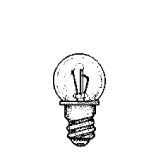 Product image for MINIATURE LAMP ANSI:407 G-4.5 4.9V 0.3A 1.47W MIN. SCREW E10 CLEAR
