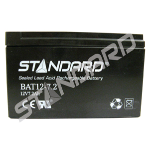 Product image for LEAD ACID BATTERY 12V 7.2AH