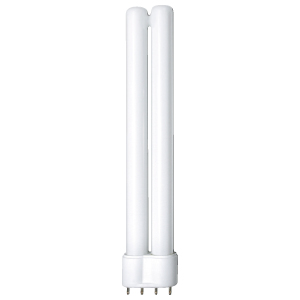 Product image for CFL PLUG-IN TWIN TUBE LONG 4-PIN 2G11 18W 4100K 1250LM STD
