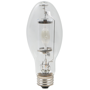 Product image for HID METAL HALIDE PULSE START 150W EDX17 E26 4000K M102/O CLEAR STD