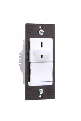Product image for LS Series Low-Voltage Slide Dimmer, White