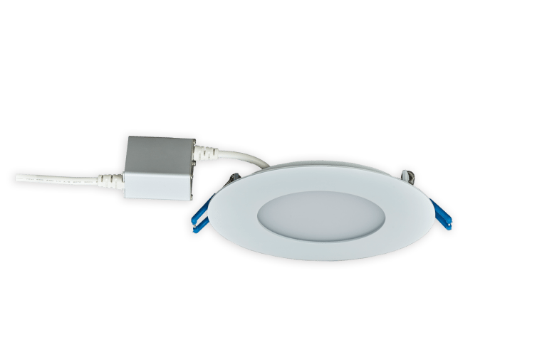 Product image for 4" 24V Not Dim Round LED 13.5W LED 4000K White 110.. 800 lm Type IC Wet CRI 90+