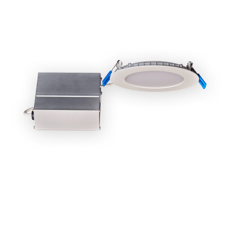 Product image for 4" Round Super Thin Economy 11W LED 3000K White 110.. 700 lm