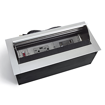 Product image for Countertop Pop-Up box 6-port communication
