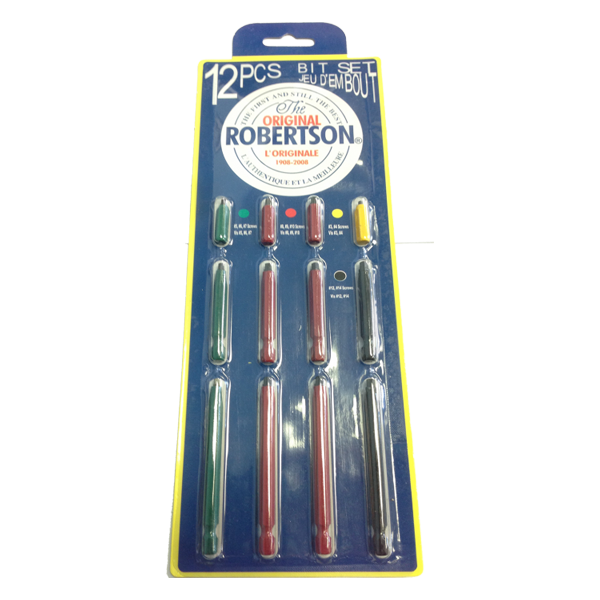 Product image for Robertson 12 Piece Bit Kit