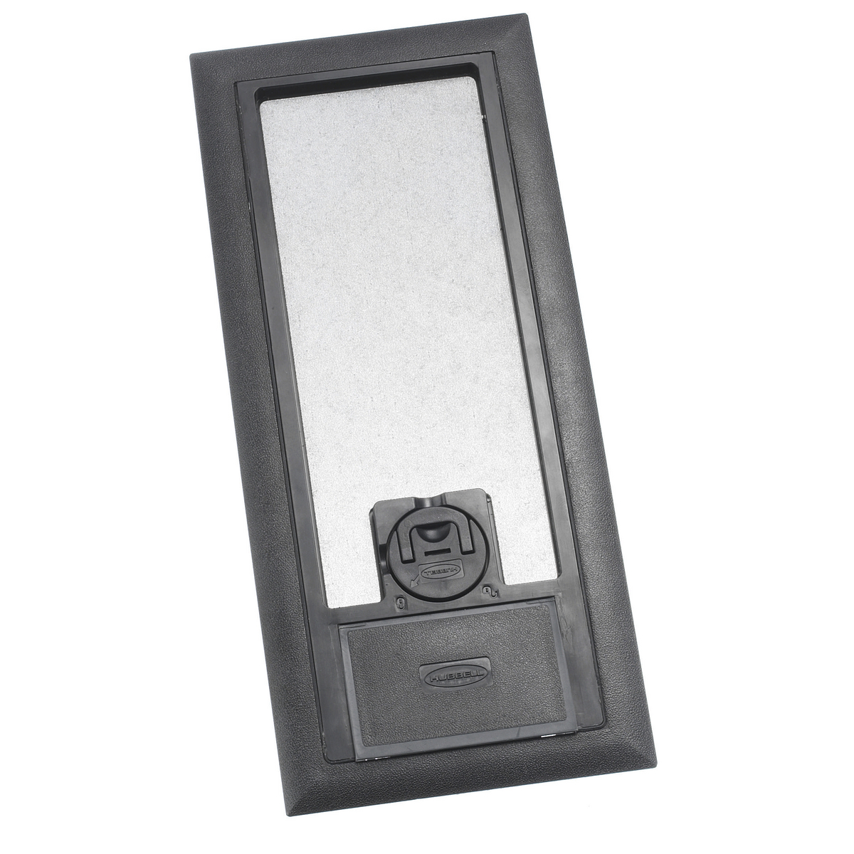 Product image for Cover reinforced non-metallic for floor box black
