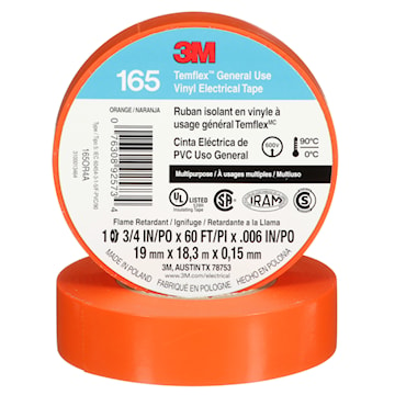 3M 165 Color Code Tape, 3/4'' x 60', Gray