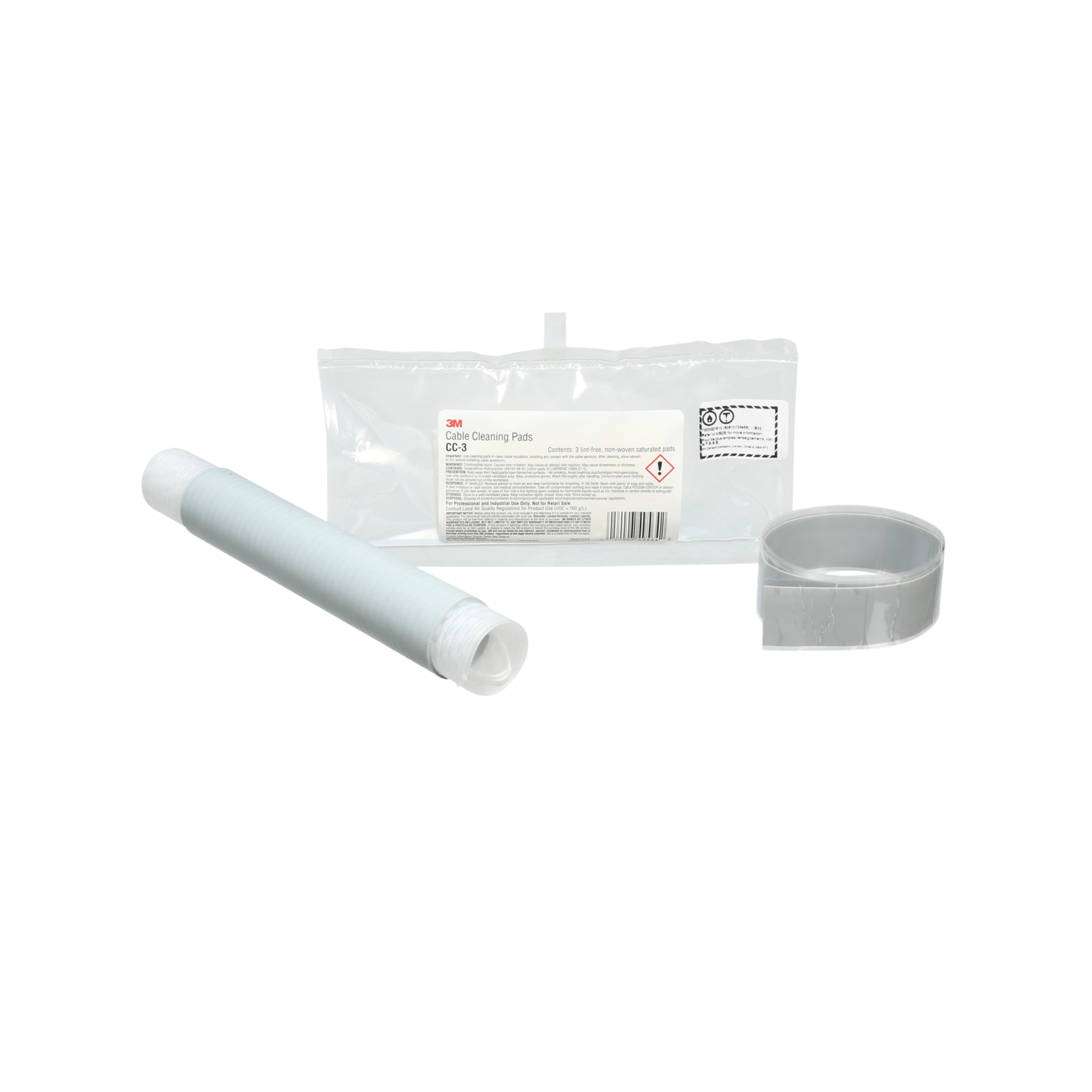 Product image for 3M™ 5612A Cold Shrink QT-II Silicone Rubber Termination Kit