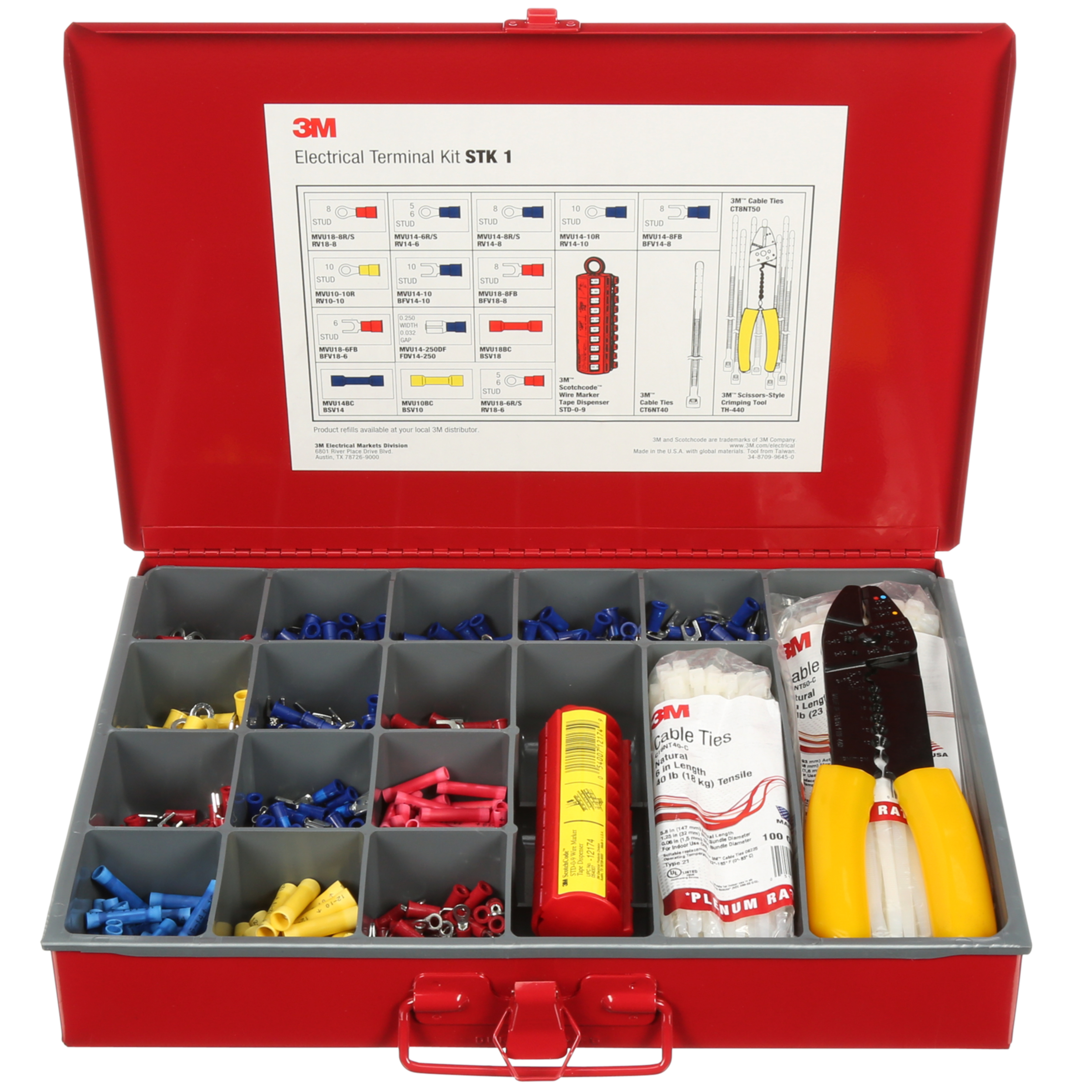 Product image for 25348 STK-1 RED BOX TERMINAL KIT