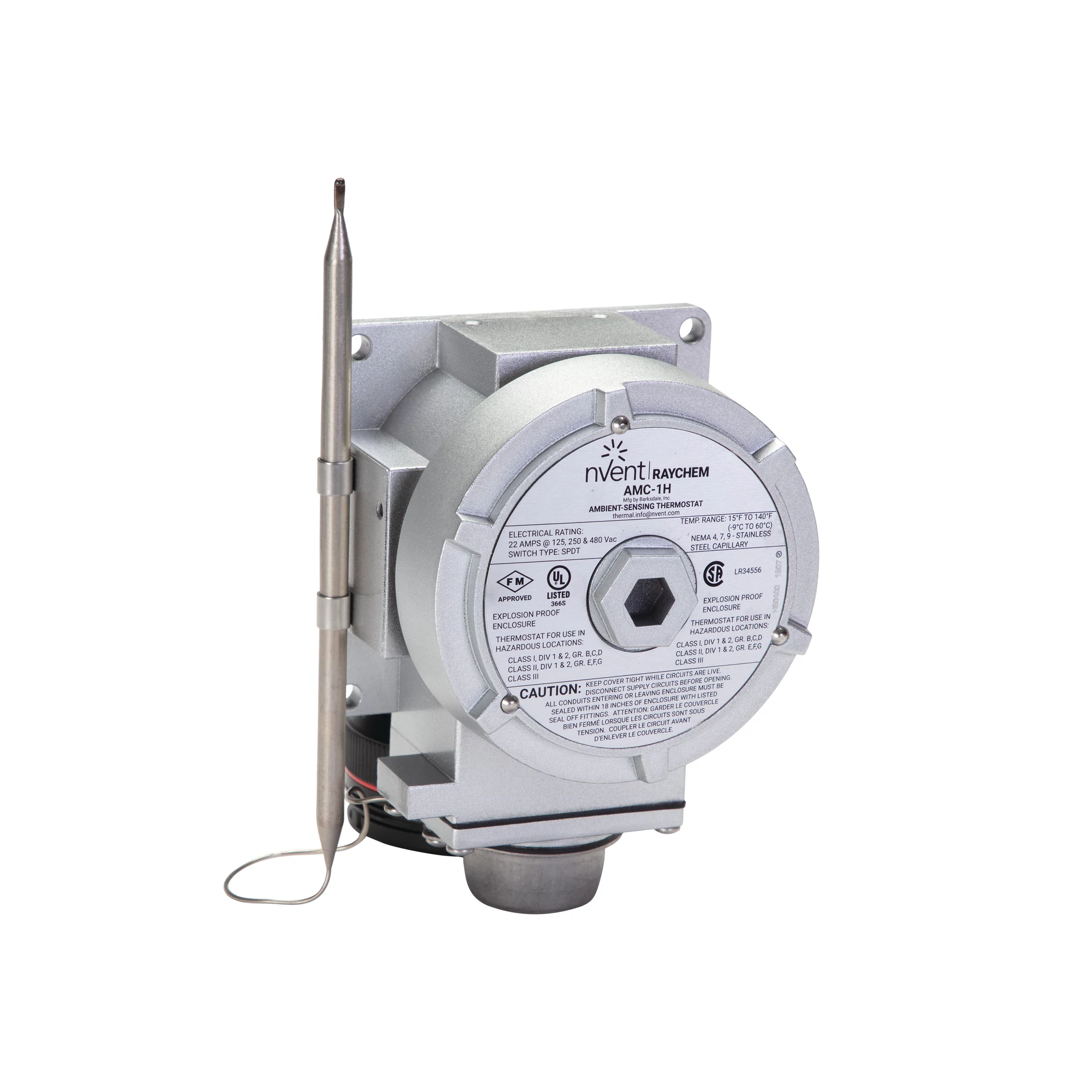 RAYCHEM_HEATING AMC-1H THERMOSTAT AMBIENT SENSING 15-140 DEGREE F 889067-000