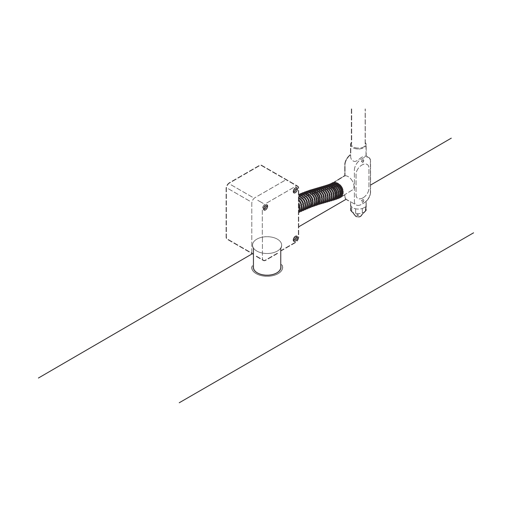 Product image for Power Connection Kit, user supplies box with 1" entry