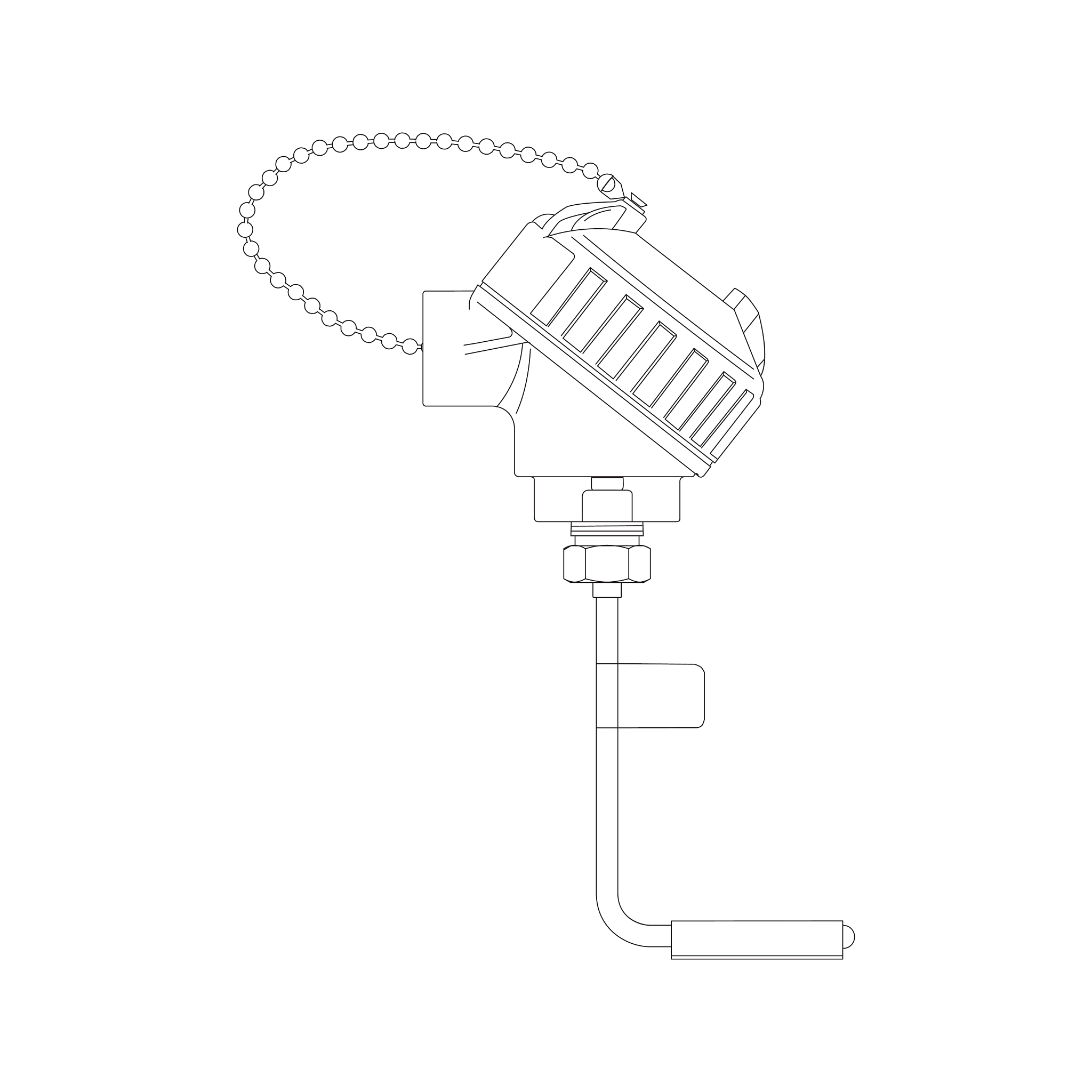 Product image for PIPE MOUNTED TEMPERATURE SENSOR CID1