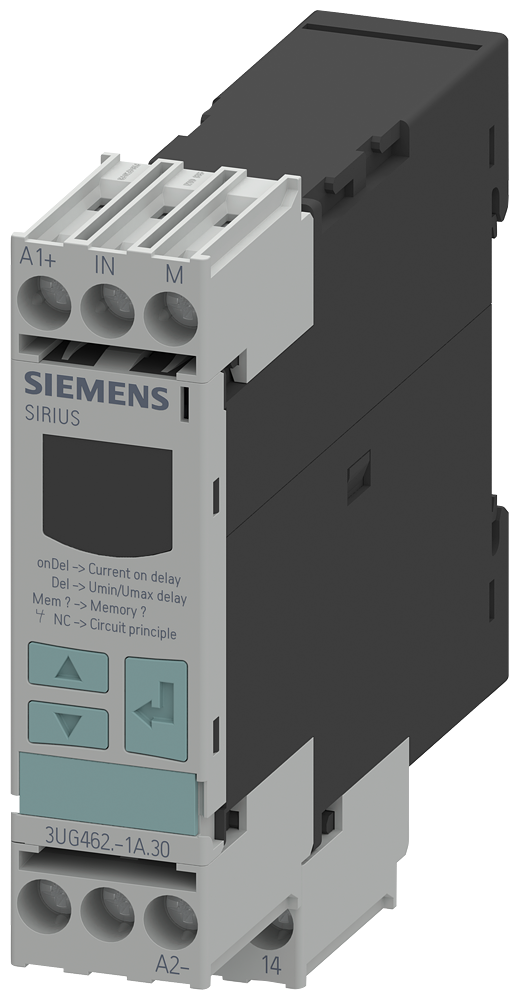 Product image for Relay monitoring 1CO screw type 24-240VAC/DC current digital