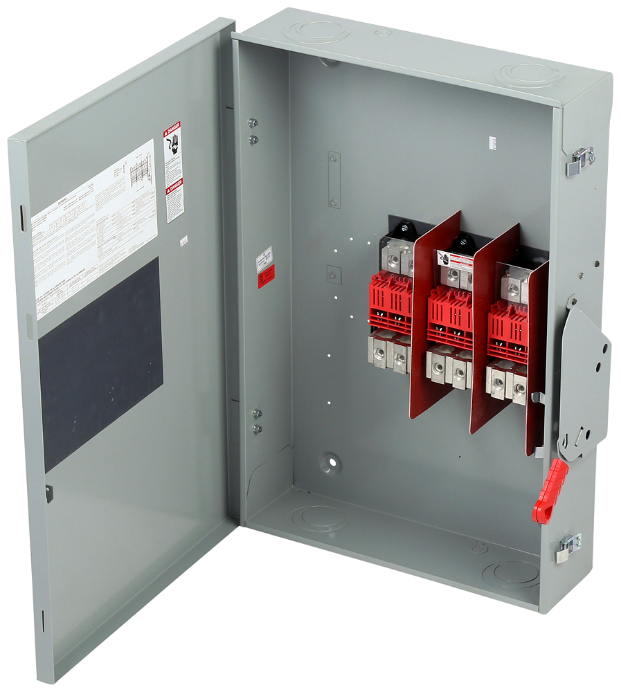 Product image for SIED HNF365A DISCONNECT 400A 3P 600V 3W NON FUSED HD TYPE1 SAFETY SWITCH